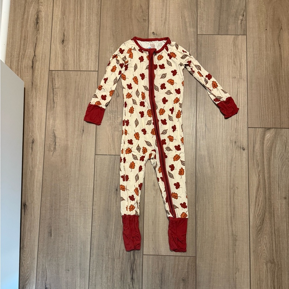 Fall toddler bamboo pajamas